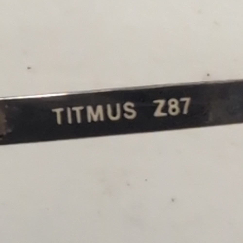 Vintage Titmus TOR Z87 Eyeglasses Frames Tortoise Gold Tone Classic Style Safety - Picture 5 of 7